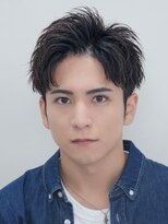 テン 心斎橋(tenn.) ツーブロックマッシュショートレイヤースパイキーショートヘア