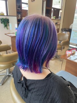 ヘアー ラヴワン 大間々(hair love One) ギャラクシーカラー