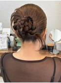 浴衣ヘアアレンジ/シニヨン/カチモリ/タイトアレンジ