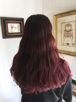 ヘアーカラーサロン ノーチェ(Hair Color Salon noce) rose pink  gradation