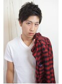 モテ人気No1フェザーショート束感カットアップバングスタイル