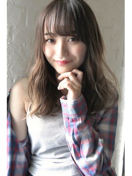 チョビー 銀座(chobii) 道村/ネイビーカラー/デジタルパーマ/ブランジュ/イルミナ