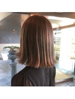 ナトゥーラ 岐阜(Natura) 切りっぱなしピンクベージュロブ