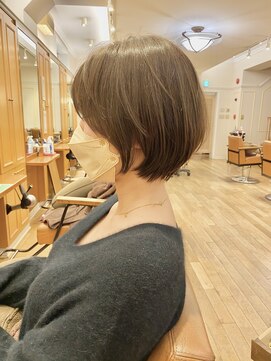 スニップ(Snip) 小顔首長効果◎丸みひし形美人ショートボブ◎10代20代30代