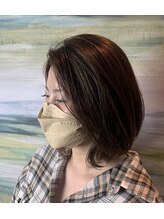 キダカラフォーヘアー(KIDAKARA for HAIR) ミディアム レイヤーボブ