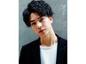 【モデルカット】センターパート、ショートカット¥2000山本指名限定クーポン