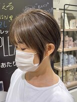 GBG 自由が丘 くびれショートボブ40代50代グレイカラー白髪染め白髪ぼかし