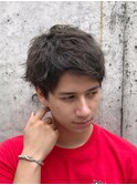 MEN'S HAIR/束感ショート/コンマヘア/ツーブロックマッシュ