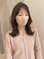 ヨーク(YOKE)&nbsp;【 YOKE 】ミディアム大人かわいい小顔外ハネくびれ韓国レイヤー