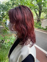 キサイ バズ(kisai BUZZ)&nbsp;kisaiBUZZ＊鈴木映美   ウェーブミディアム/レッド