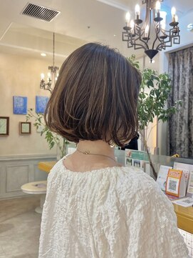 シャンプーボーイ セントラル 博多(SHAMPOO BOY central) ゆるゆわ可愛い☆ボブスタイル