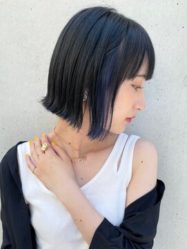 トルネード(TORNADO) 大人可愛い20代30代切りっぱなしボブ ブルージュM0909