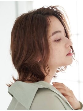 プランツ ヘアサロン(Plants HAIR SALON by GEORGE) 大人っぽいわたしへ　軽やかレイヤーロブ　アッシュベーシュ