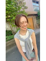 ホヌン 茅ヶ崎(Honnun)&nbsp;前上がりハンサムショート/茅ヶ崎