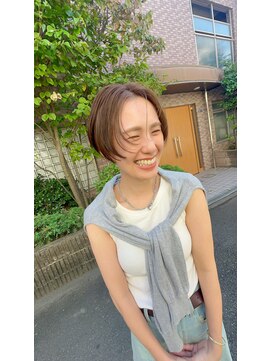 ホヌン 茅ヶ崎(Honnun) 前上がりハンサムショート/茅ヶ崎