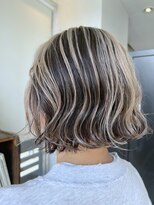 ザ カラー ラボ(THE COLOR LABO)&nbsp;アンブレラカラー　　切りっぱなしボブ