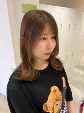 サラビューティーサイト 志免店(SARA Beauty Sight) 【あんstyle】大人ナチュラルベージュ&外ハネ!