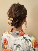 スーパーカット 元町店(SUPER CUT)&nbsp;浴衣　ヘアアレンジ　シニヨンアレンジ