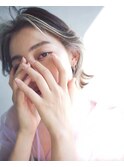 くびれミディ/フェイスフレーミング/インナーカラー/北千住