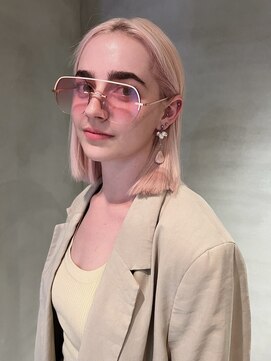 ペレ 梅田(PELE) 黒髪/ボブルフ/ネビージュ/小顔/ワンレン/梅田/髪質改善/前髪