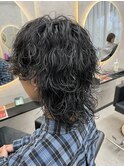 メンズパーマ/波巻きスパイラル/波巻きパーマ