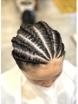 ヘアーサロン ポラリス(POLARIS)&nbsp;全頭コーンロウ