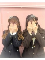 リアン(lien)&nbsp;卒業式ヘアメ☆かたっぽひつじ♪