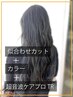 【美しさ極める】似合わせカット＋カラー+超音波ケアプロTR23500→21900