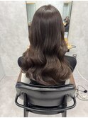シアーブラウン チェリーブラウン デジタルパーマ