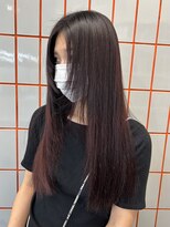 ペレ 栄店(PELE) ホワイトグレージュ/デジタルパーマ/チェリーブラウン/栄