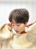 前髪長め大人小顔ショート30代40代50代 藤沢