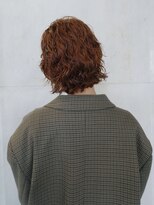 トリコ ショップアンドヘアサロン(tricot shop hair salon)&nbsp;オレンジカラー／ショートパーマ／暖色カラー