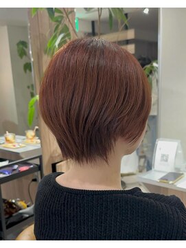 オリ 仙台(Oli) 20代～30代丸みショートピンクベージュ