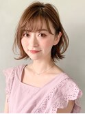 セミディ外ハネボブエアリーカールダークアッシュ#214f1221