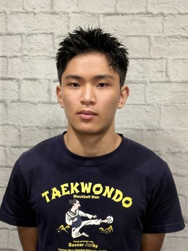 グレイスフル バーバープラチナム 六本木店(Graceful Barber platinum) ボックススパイキーショート