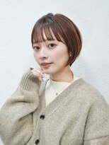 ハウスアンドヘアーワークス(House&Hair works) 前髪長め大人小顔ショート30代40代50代 藤沢