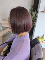 グローリープラス(glory+)&nbsp;ライラックカラーでお洒落ボブ