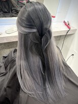 いろあそび 八王子&nbsp;【インナーカラー】ブルーブラック×ブルーシルバー