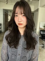 クラン エン バイ ヘッドライト 二子玉川店(clan en. by HEADLIGHT)&nbsp;暗めオリーブ/くびれレイヤーカット