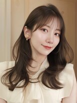 シーテ(Ciete)&nbsp;韓国ヘア名古屋ハイレイヤー顔まわりカット前髪ボブタッセル小顔