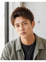 MEN's Baguz MEN'Sカット/ MEN'Sパーマ/ MEN'Sカラー メンズ束感スパイキーショートパーマ