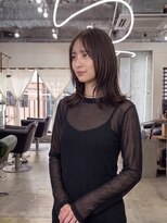 エシカ(ethica)&nbsp;【ethica_南船場】大人レイヤー/セミロング/シースルーバング