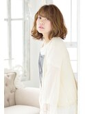 【grandage池袋東口店】タンバルモリほつれ髪ウエーブロブ