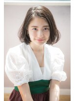 ガーデントウキョウ(GARDEN Tokyo) 大人モーブカラー小顔ワイドバングひし形ボブ【KOMAKI】