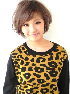 ボレロ(bolero) 【bolero】スモーキーベージュ×レイヤーショート