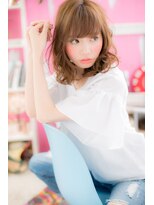 ミック ヘアアンドビューティー 大山店(miq  Hair&Beauty)&nbsp;スイングカールの小顔ミディb