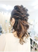 ハーフアップアレンジ【ヘアアレンジ　立川南/立川/八王子】