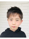 メンズキッズ☆ツーブロックスタイル/髪質改善