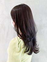 アイティーバイアルバム 藤沢店(IT by ALBUM)&nbsp;ロングハイレイヤージュ_カーキグレージュ_ba335131