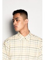 レンゲン(LENGEN)&nbsp;束感刈り上げビジネス七三ツーブロックアップバング３０４